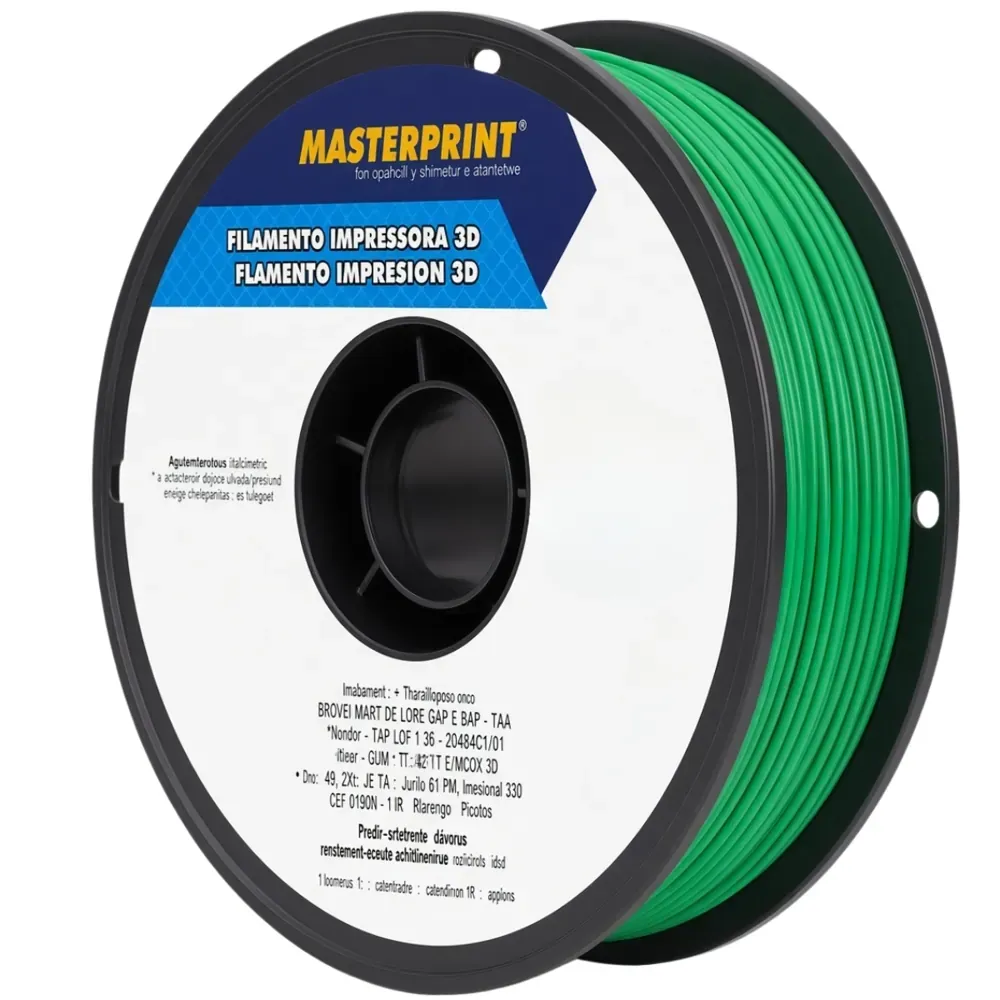 Filamento Masterprint PETG 1.75mm 1kg - Verde
