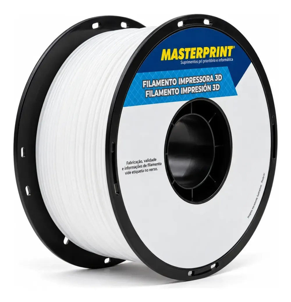 Filamento Masterprint PETG 1.75mm 1kg - Branco