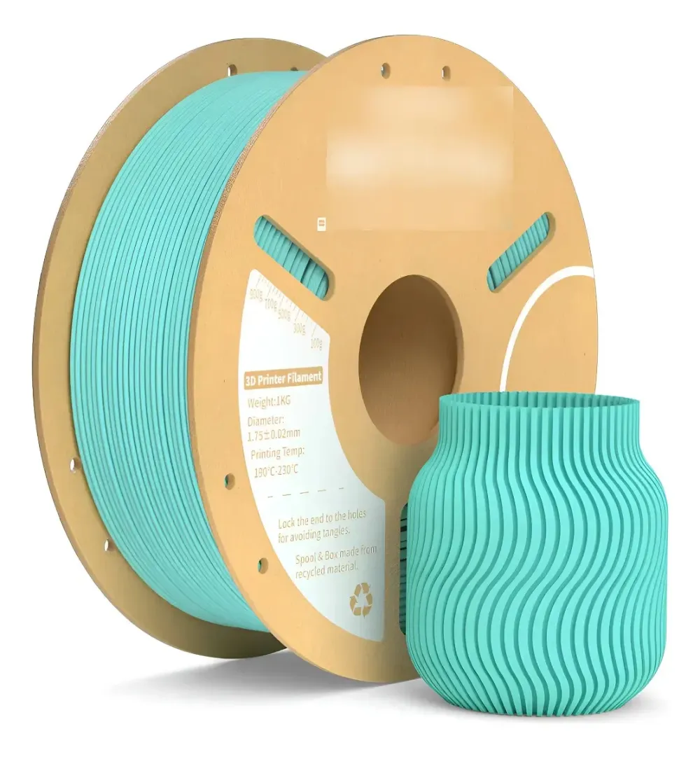 Filamento Elegoo PLA MATTE 1.75mm 1kg - Verde Azulado
