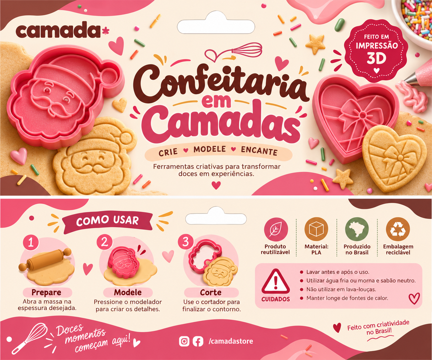 Solapa Confeitaria - 12x5cm